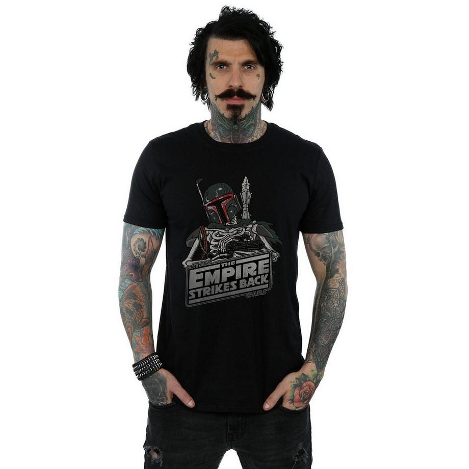 STAR WARS Star Wars The Empire Strikes Back Boba Fett Skeleton T-Shirt  