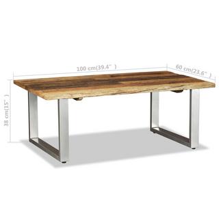 VidaXL Table basse bois  