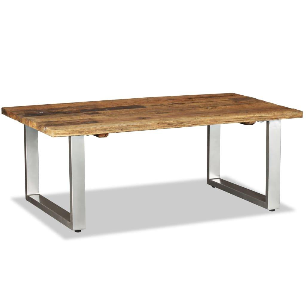 VidaXL Table basse bois  