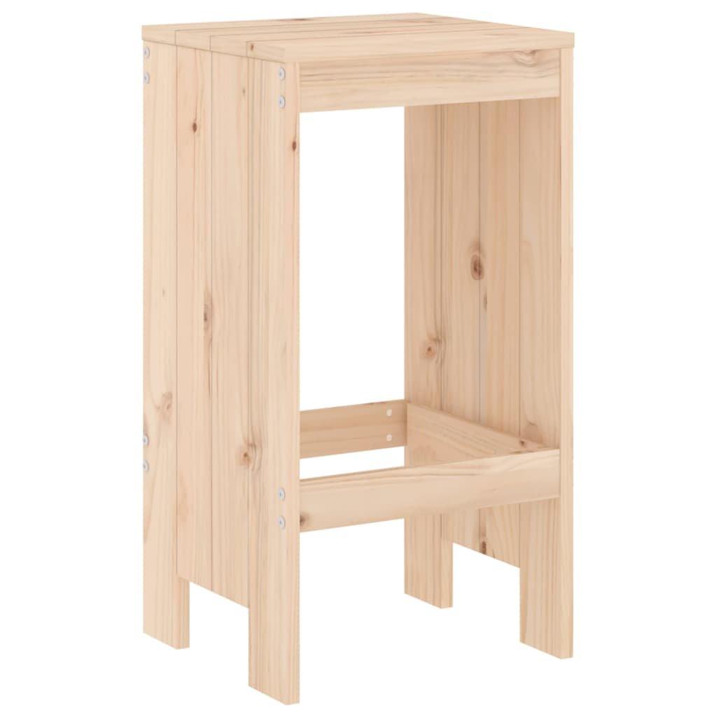 VidaXL Tabouret de bar bois de pin  