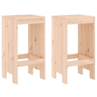 VidaXL Tabouret de bar bois de pin  