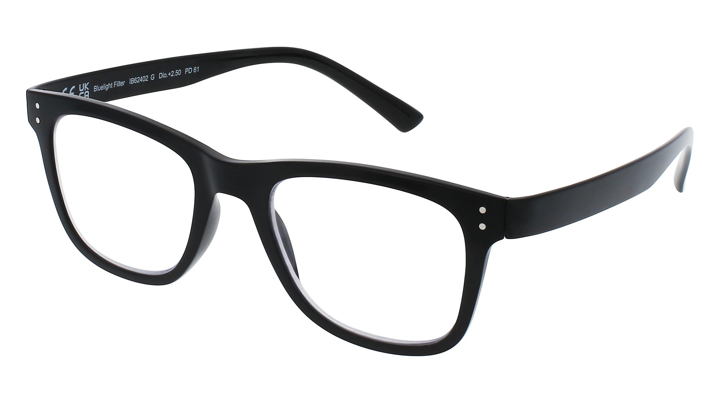 INVU Lesebrille Blaulichtfilter Gläser mit Etui  