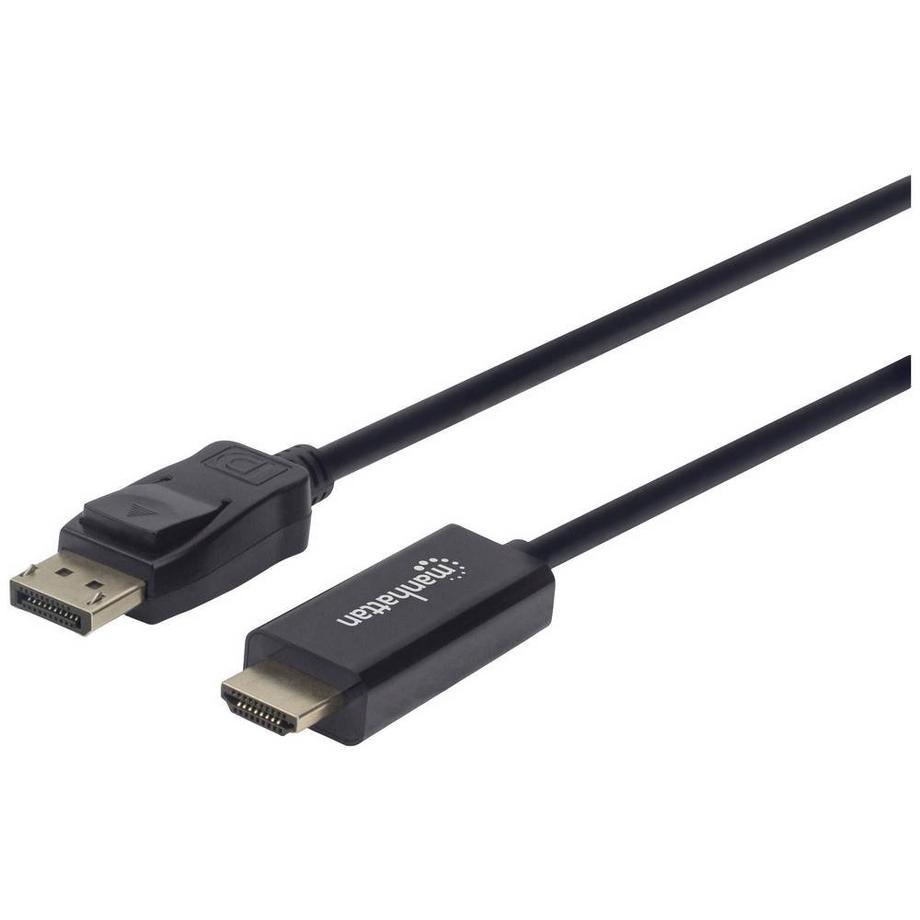 Manhattan  4K@60Hz DisplayPort auf HDMI-Kabel DisplayPort-Stecker auf HDMI-Stecker, 1 m 