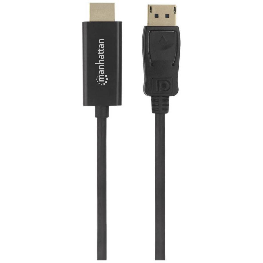 Manhattan  4K@60Hz DisplayPort auf HDMI-Kabel DisplayPort-Stecker auf HDMI-Stecker, 1 m 