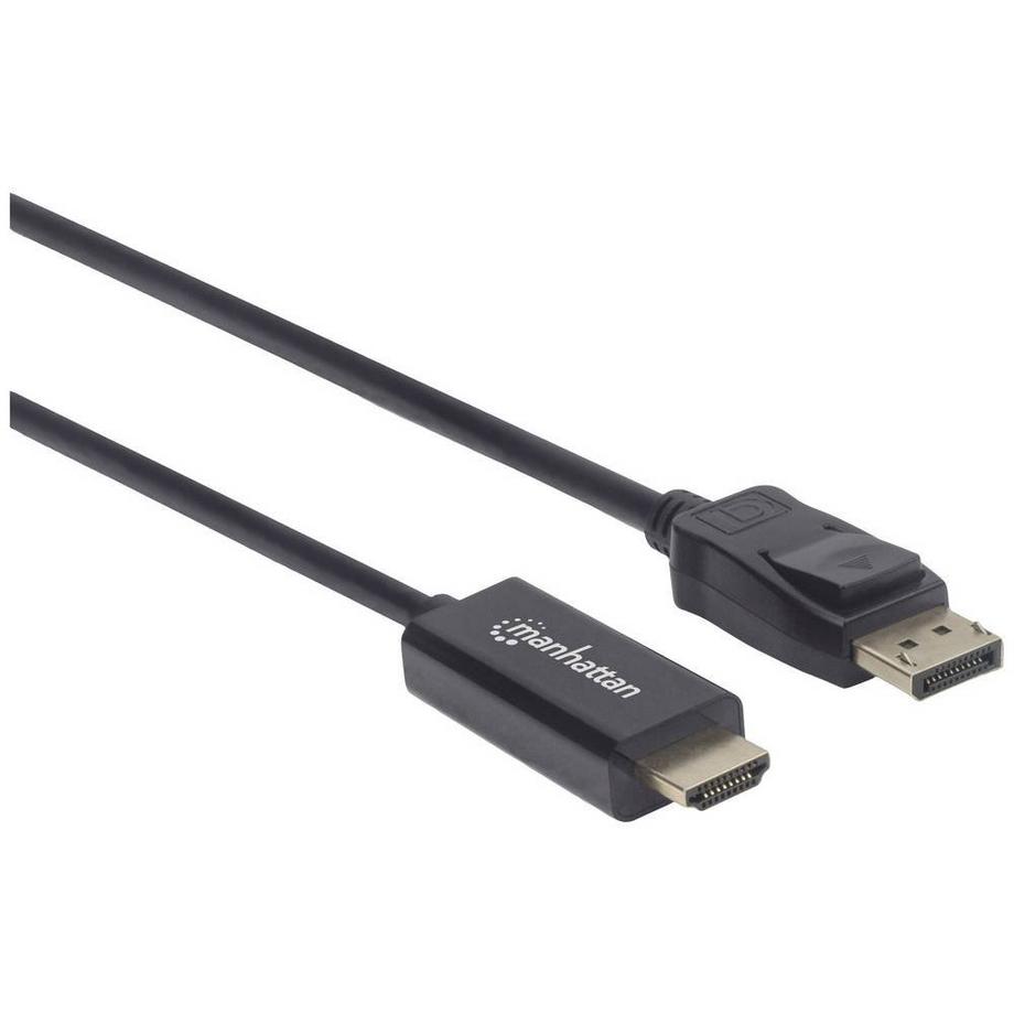4K@60Hz DisplayPort auf HDMI-Kabel DisplayPort-Stecker auf HDMI-Stecker, 1 m