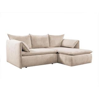 PASCAL MORABITO Canapé d'angle conible en velours côtelé TEODORA de PASCAL MORABITO Angle droit  