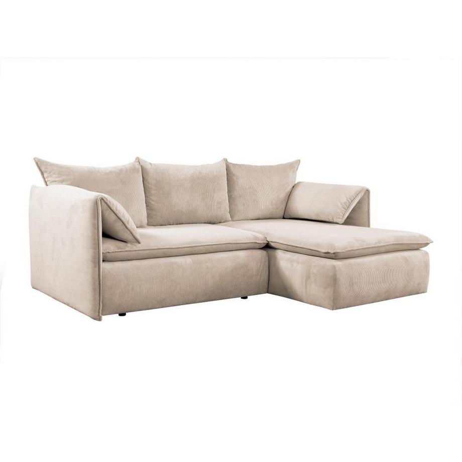 Canapé d'angle conible en velours côtelé TEODORA de PASCAL MORABITO Angle droit