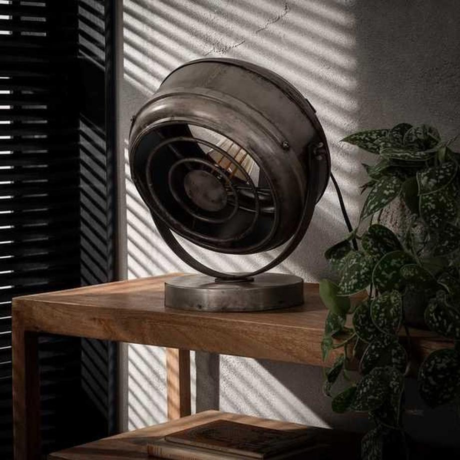 mutoni Tischleuchte Beam Altsilber Finish  