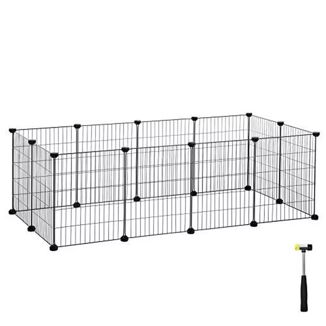 Pricenet - DIY-Kleintierkäfig für Kaninchen, Hamster und Nagetiere, 75 CM