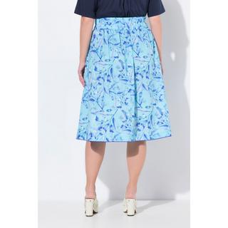 Ulla Popken Gonna a pieghe linea A stampa floreale country  