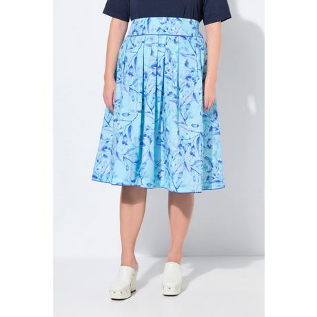 Ulla Popken Gonna a pieghe linea A stampa floreale country  