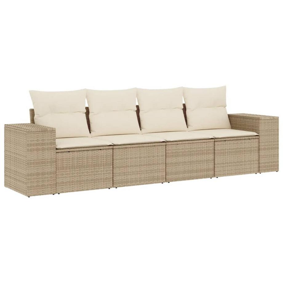 set divano da giardino Polirattan