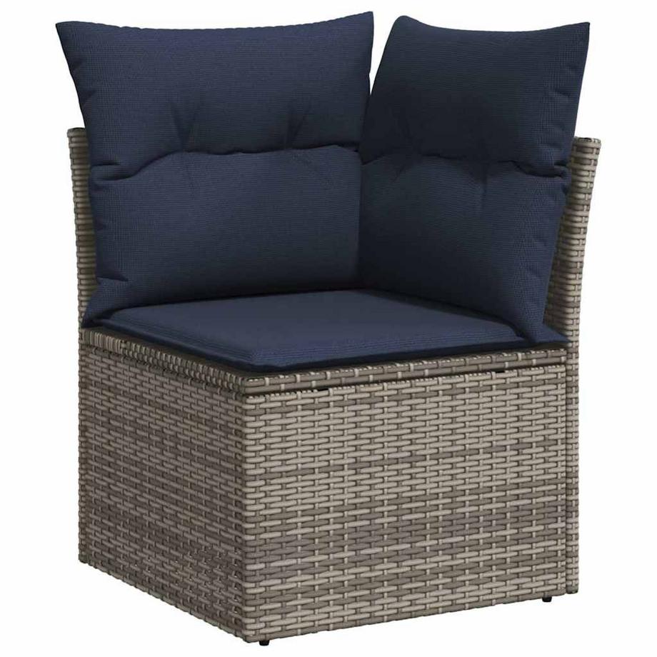 VidaXL set di divani da giardino Polirattan  