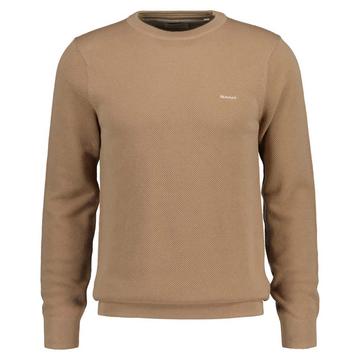 Maglione a maglia -COTTON PIQUE C-NECK