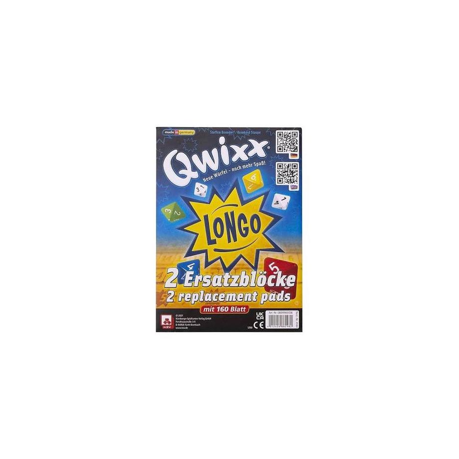 NSV  Spiele Qwixx Longo - Ersatzblöcke (2er) 