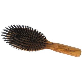 HERBA  Olivenholzbürste, Wildschweinborsten, klein, 7-reihig 