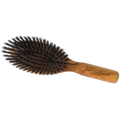 HERBA  Olivenholzbürste, Wildschweinborsten, klein, 7-reihig 