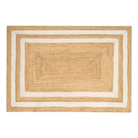 Beliani Tapis en Jute Boho GEMEREK  