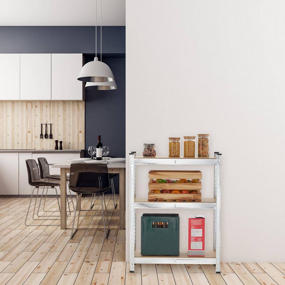 B2X Schmale, stabile Regale mit 5 Ebenen  