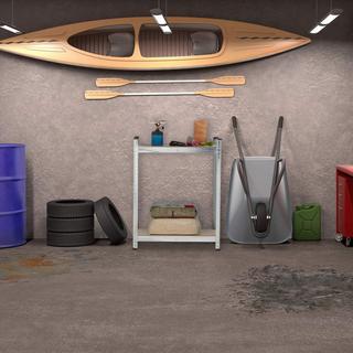 B2X Ripiani stretti e resistenti con 5 livelli  