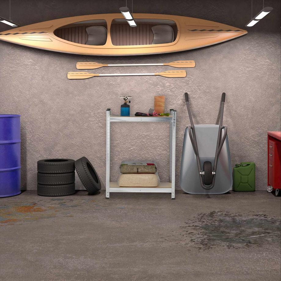 B2X Schmale, stabile Regale mit 5 Ebenen  