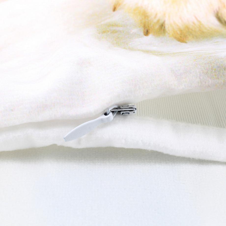 Avizar Set 2 copricuscini Cane da Pelliccia  