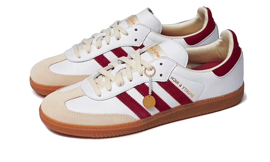 adidas  Samba OG Sporty & Rich White Core Burgundy 