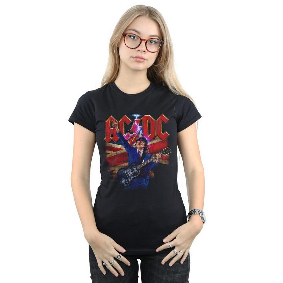 AC/DC Union Jack Angus Young T-Shirt  