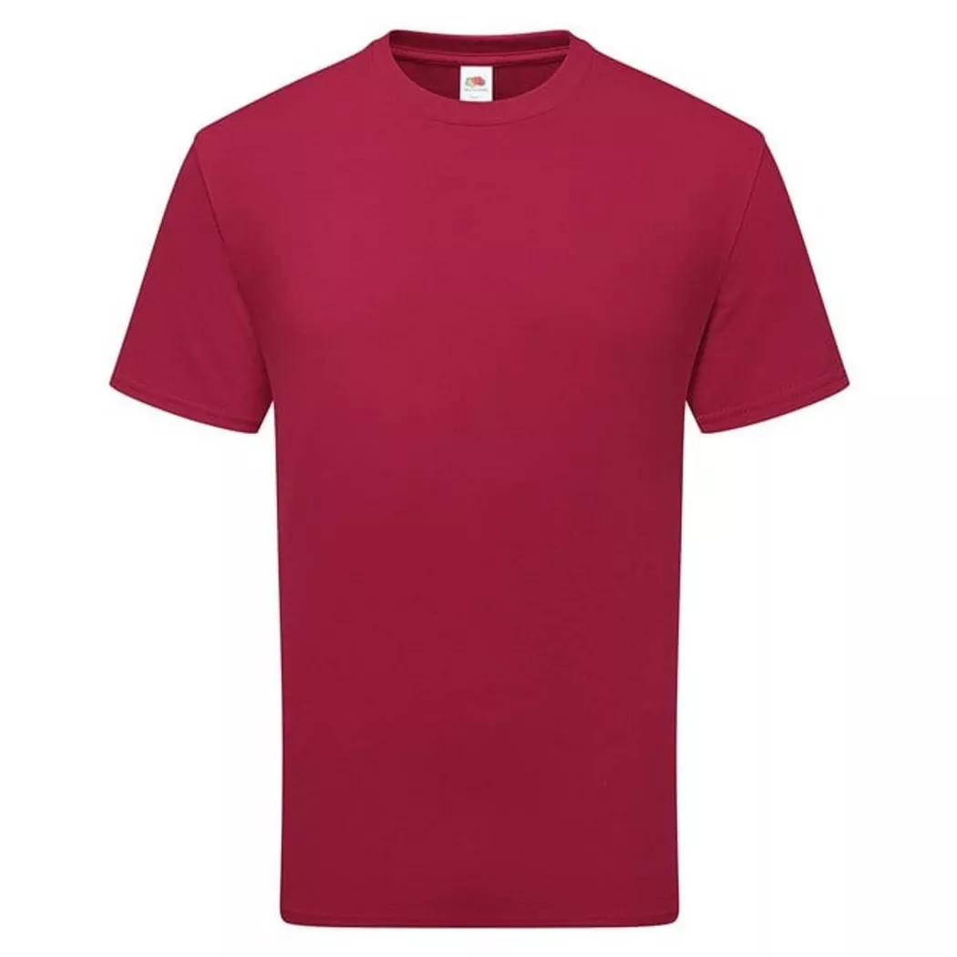 Fruit of the Loom - TShirt, für Damen, Rot Bunt, Größe S
