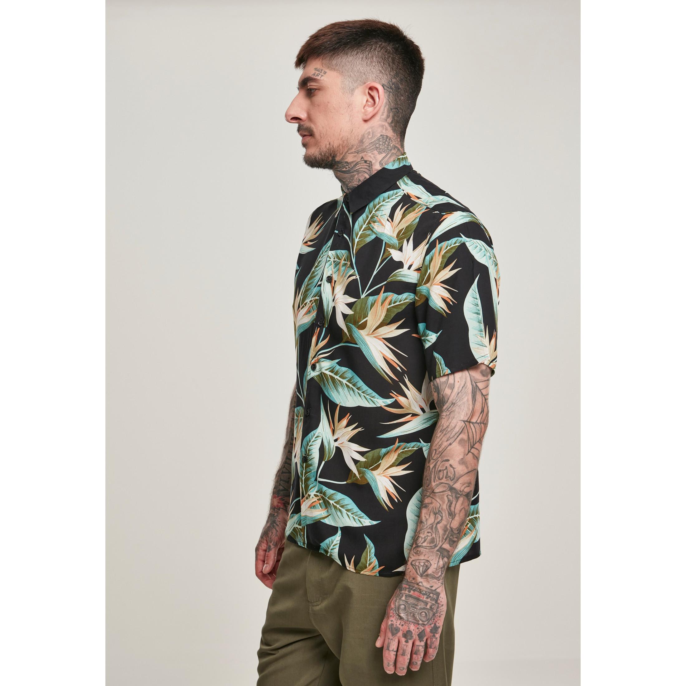 URBAN CLASSICS Urban Classic Bloom Kurzarmhemd  