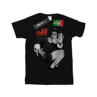 Elf  Mono Distressed Poster TShirt 