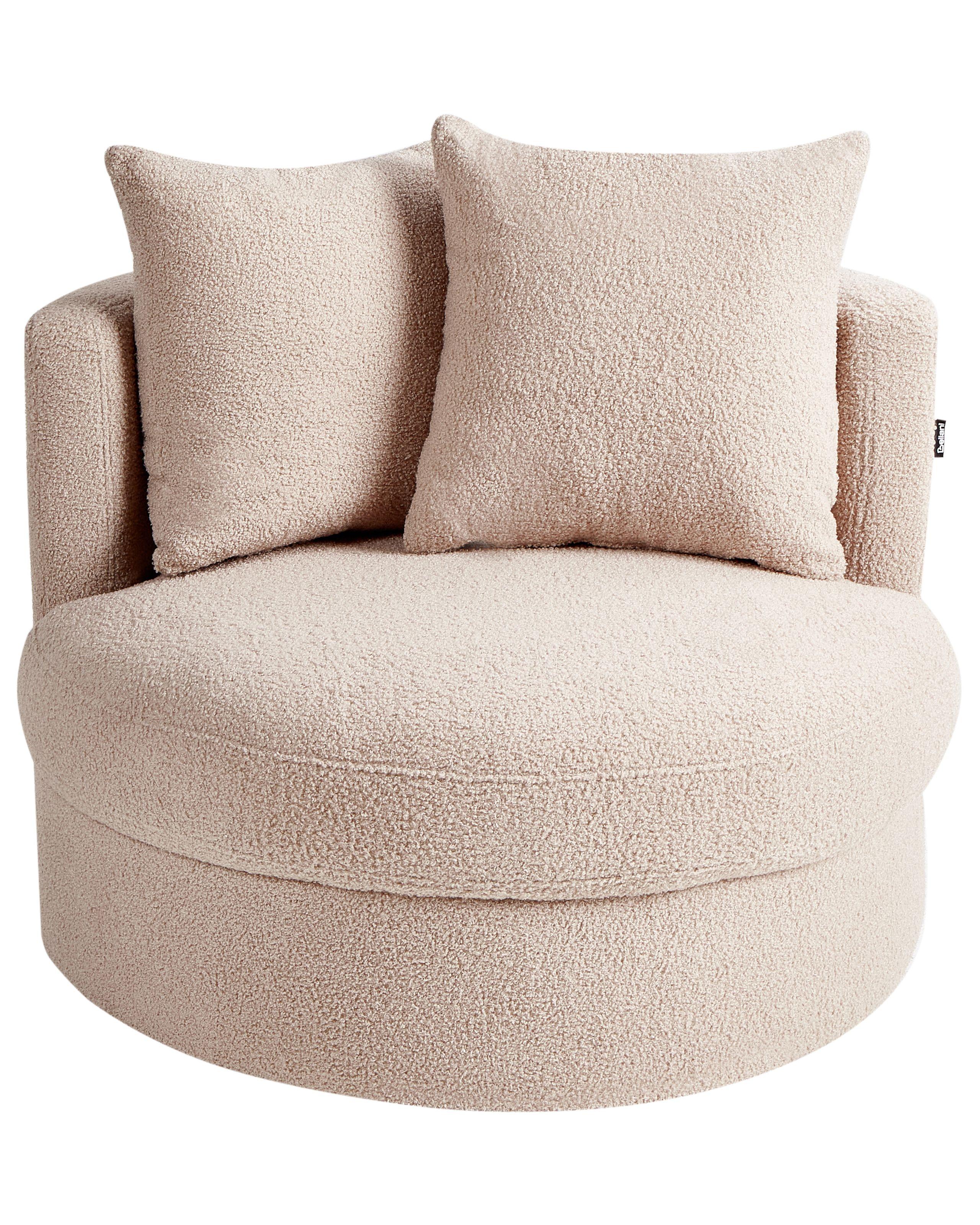 Beliani Sessel aus Bouclé Modern DALBY  