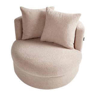 Beliani Sessel aus Bouclé Modern DALBY  