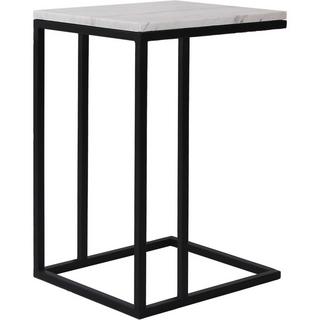 mutoni Table d'appoint Lexington blanche 45  