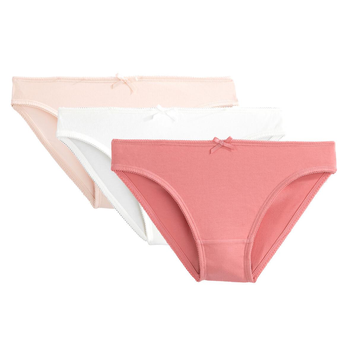 La Redoute Collections  Lot de 3 slips en coton extensible 