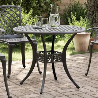 VidaXL Table de jardin aluminium  