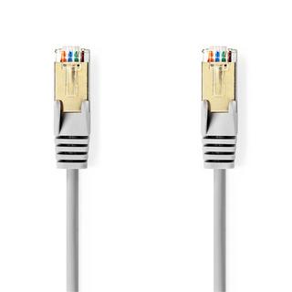 Nedis  Câble réseau CAT5e | SF/UTP | RJ45 mâle | RJ45 mâle | 5.00 m | Rond | PVC | Gris | Enveloppe 