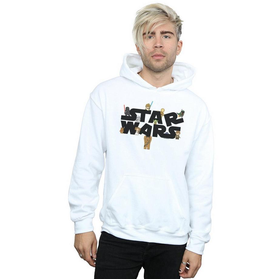 STAR WARS Star Wars Kiddie Felpa con cappuccio stampata  