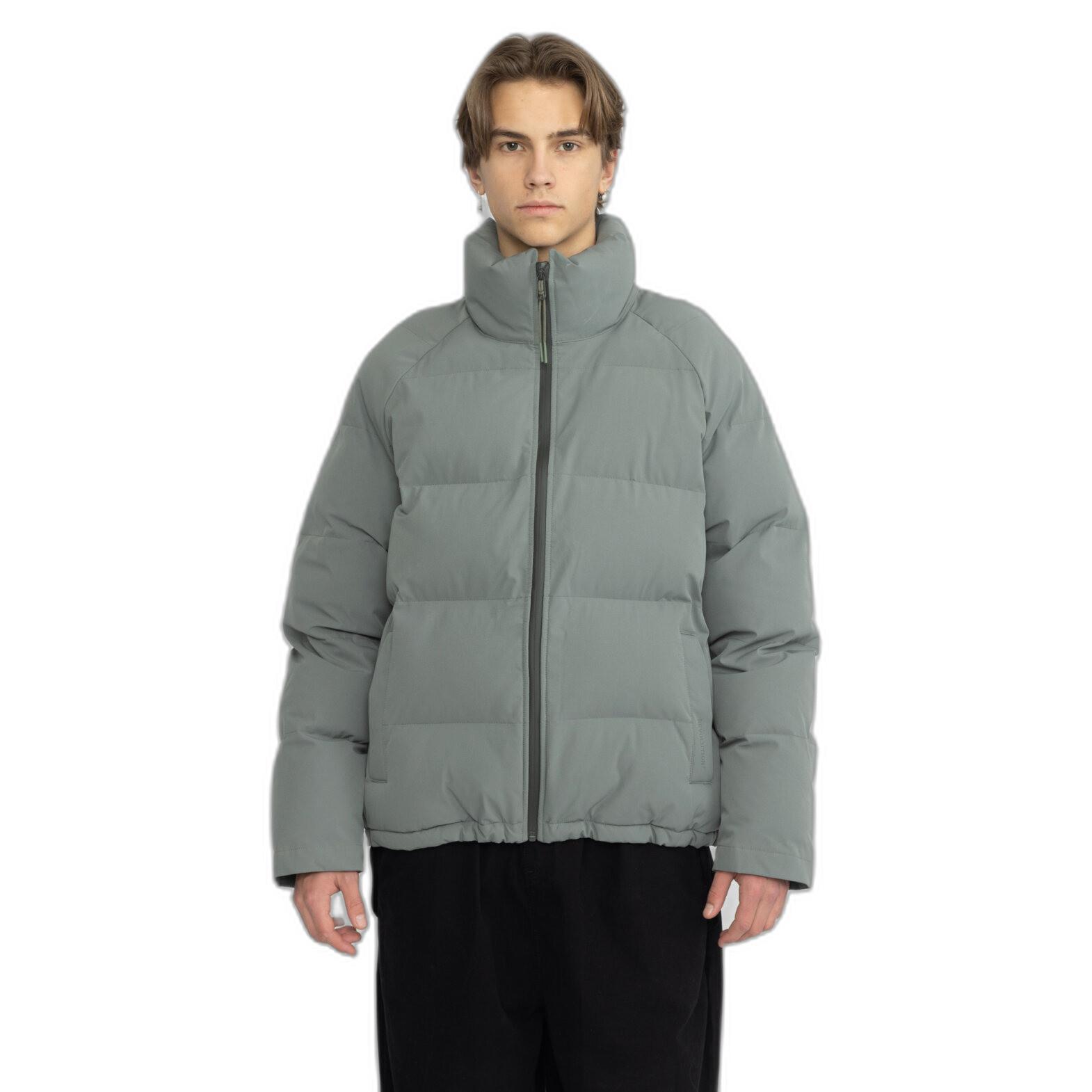 Revolution Daunenjacke mit Kragen und Paspeltaschen  