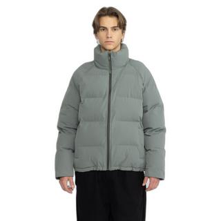 Revolution Daunenjacke mit Kragen und Paspeltaschen  