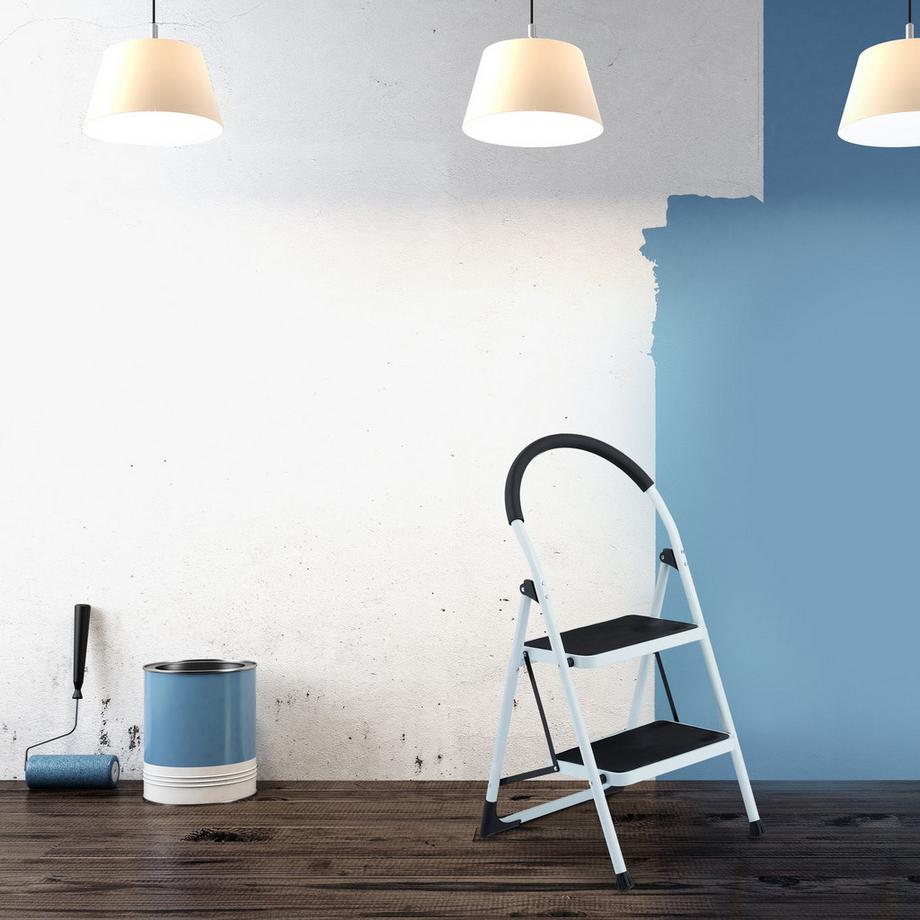 Northix  Klappbare Trittleiter, 2 Stufen 