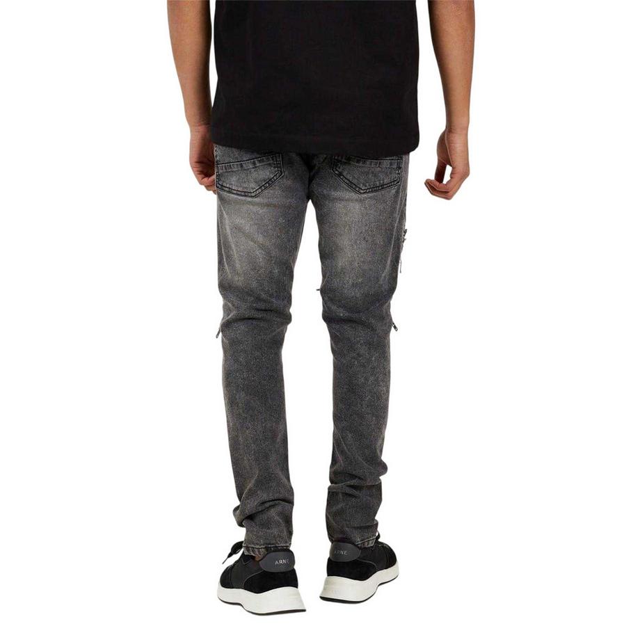 Brave Soul Biker Style Jeans mit Knierzipp  
