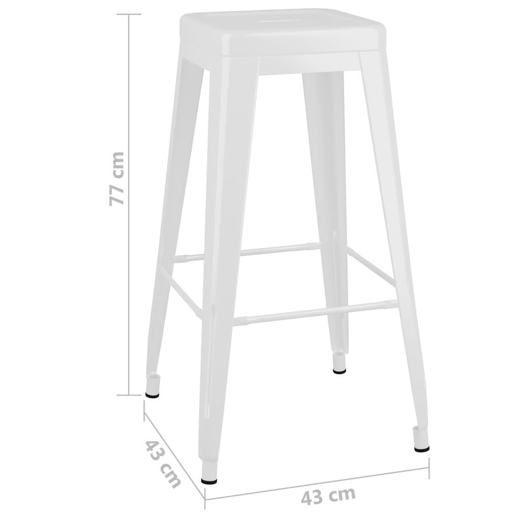 VidaXL Tabouret de bar métal  