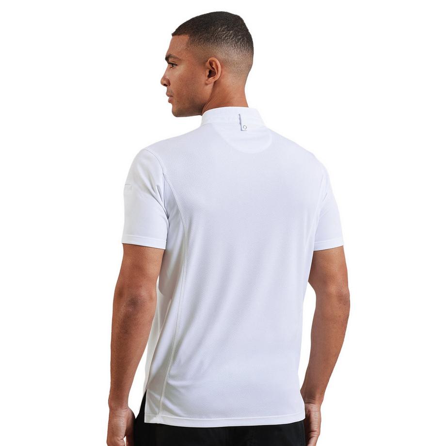 PREMIER Chemise de cuisinier manches courtes col montant  