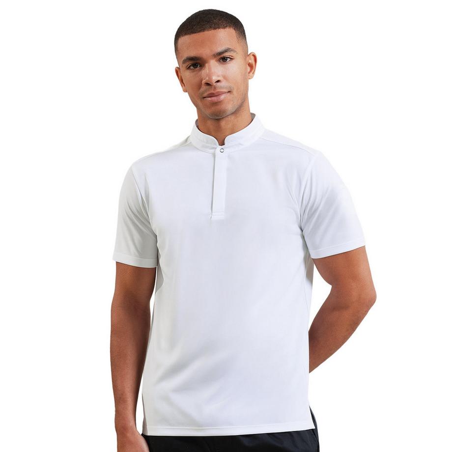 PREMIER Chemise de cuisinier manches courtes col montant  
