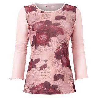 Joe Browns  Mesh-Top mit Rose und Schrift 