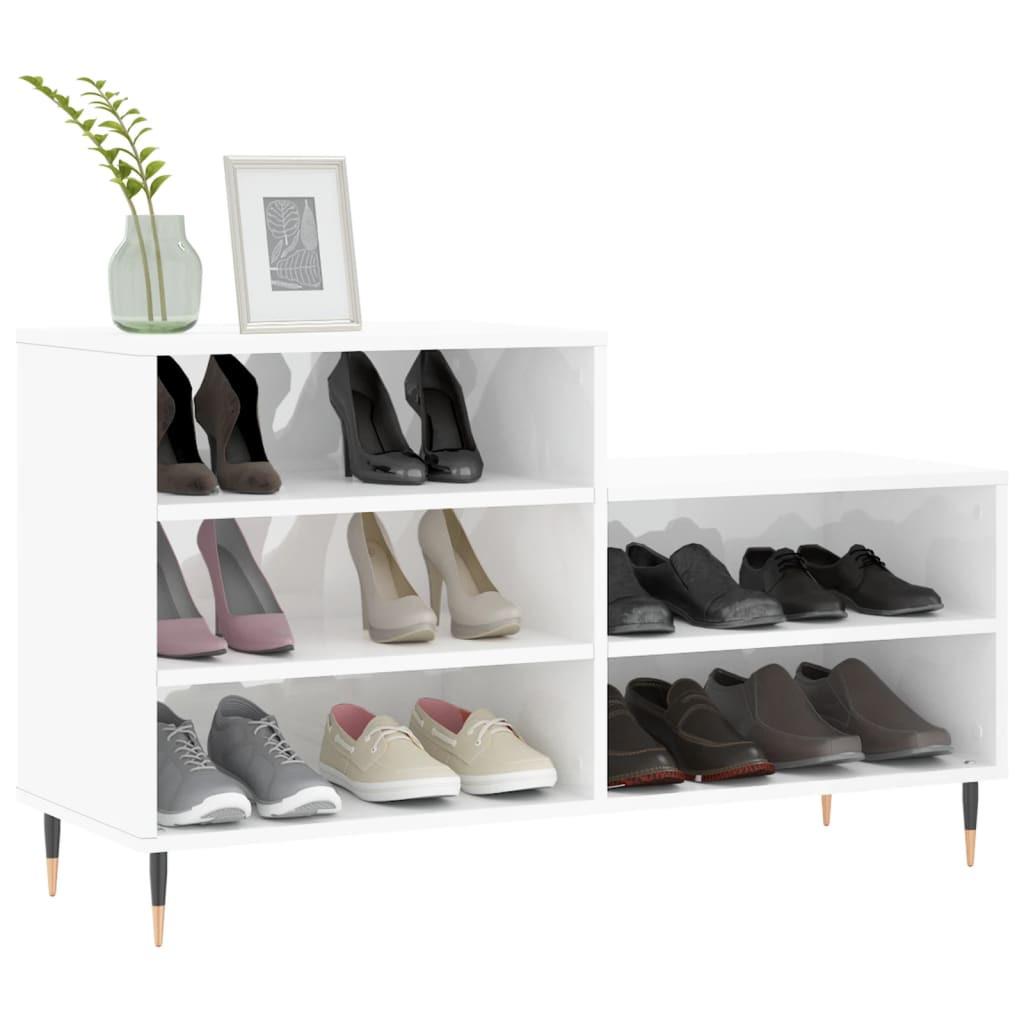 VidaXL Armoire à chaussures bois d'ingénierie  