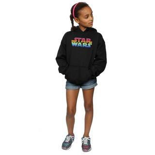 STAR WARS  Sweat à capuche RAINBOW LOGO 