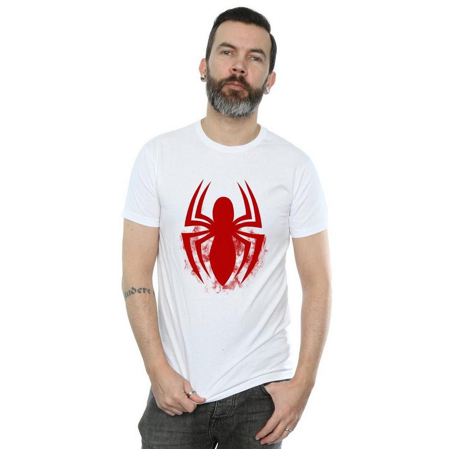 Spider-Man Distressed Logo T-Shirt  
