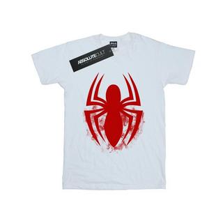 Spider-Man T-Shirt Logo Distressed  